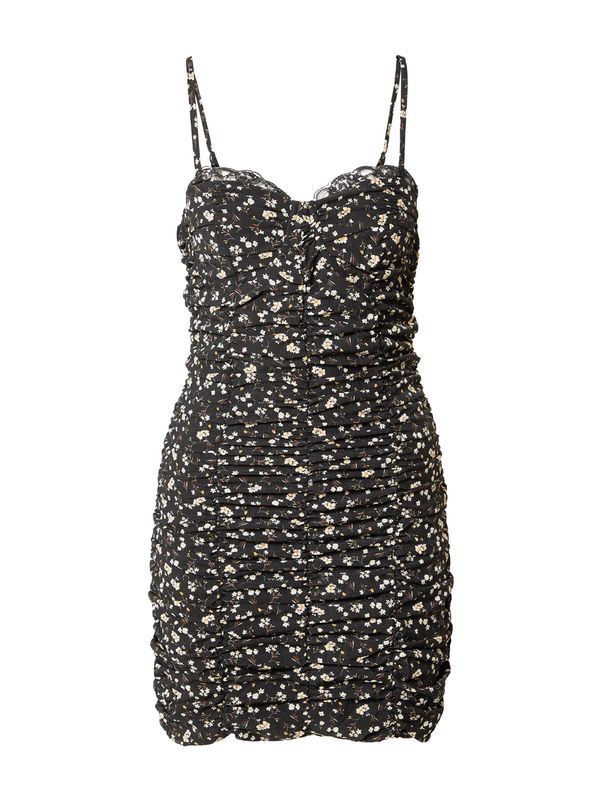 Misspap Misspap Haljina 'Ditsy'  bež / boja pijeska / crna