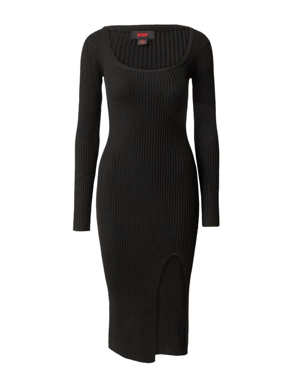 Misspap Misspap Pletena haljina  crna