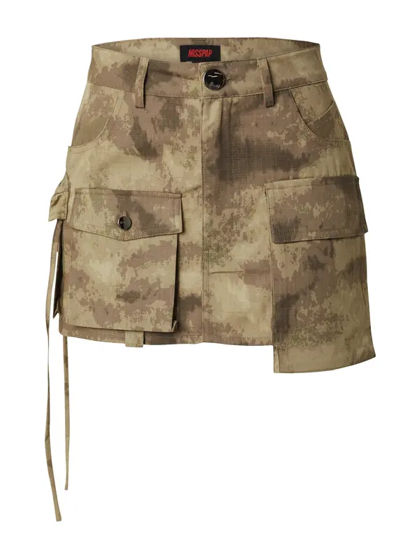 Misspap Misspap Suknja 'Camo'  kaki / maslinasta
