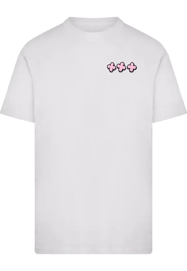 Mister Tee Mister Tee Majica 'All Or Nothin Chain'  roza / crna / bijela
