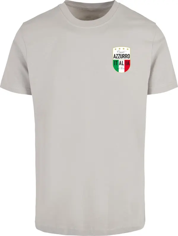 Mister Tee Mister Tee Majica 'Azurro Italia'  svijetlosiva