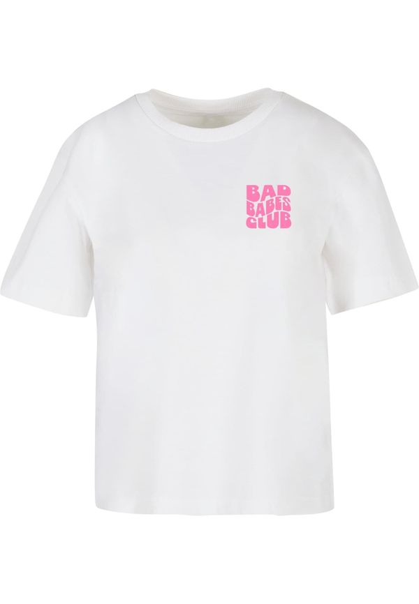 Mister Tee Mister Tee Majica 'Bad Babes Club'  siva / roza / roza / bijela