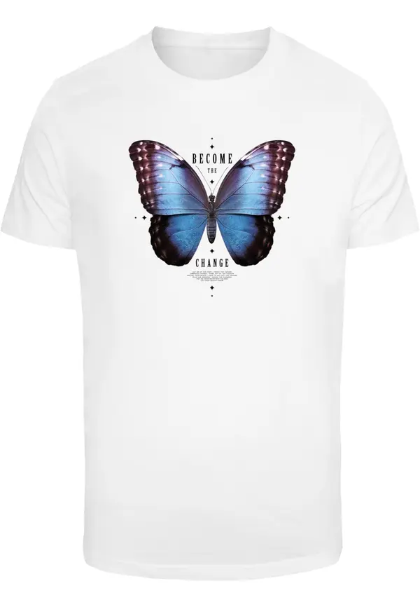 Mister Tee Mister Tee Majica ' Become the Change'  miks boja / bijela