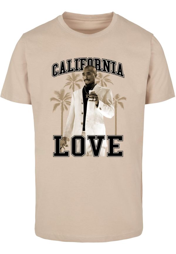 Mister Tee Mister Tee Majica 'California Love Palm Trees'  pijesak / crna / bijela