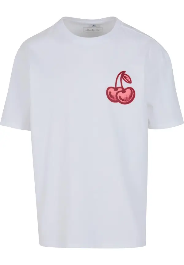 Mister Tee Mister Tee Majica 'Cherry Good'  roza / crvena / crna / bijela