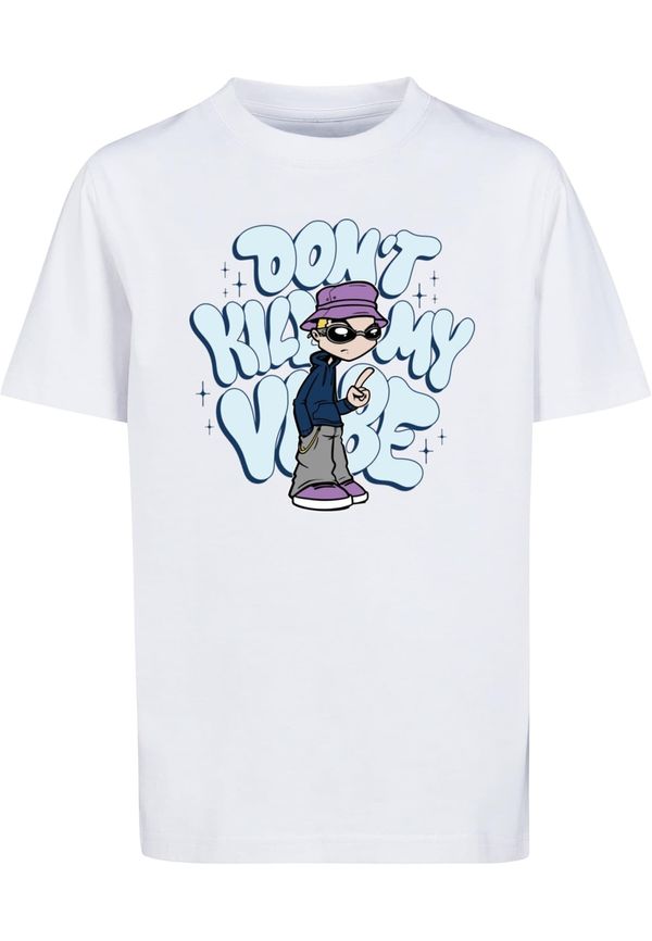 Mister Tee Mister Tee Majica 'Don't Kill My Vibe'  pastelno plava / siva / ljubičasta / bijela
