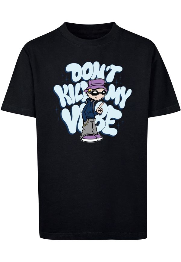 Mister Tee Mister Tee Majica 'Don't Kill My Vibe'  svijetloplava / tamno zelena / svijetloljubičasta / crna