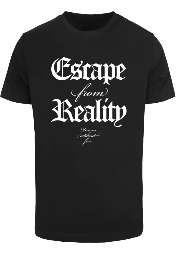 Mister Tee Mister Tee Majica 'Escape From Reality'  crna / bijela