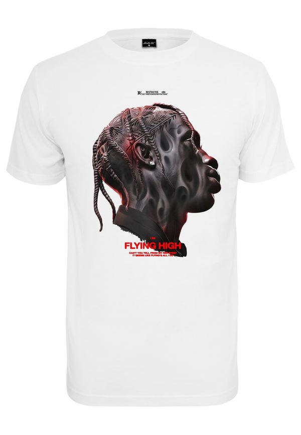 Mister Tee Mister Tee Majica 'Flying High'  crvena / crna / bijela