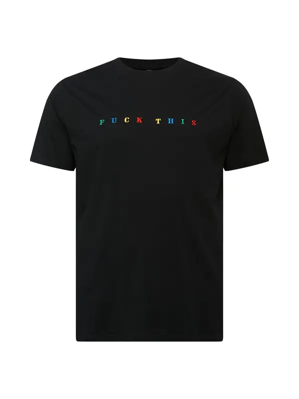 Mister Tee Mister Tee Majica 'Fuck This'  plava / žuta / zelena / crvena / crna
