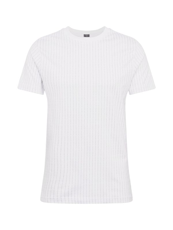 Mister Tee Mister Tee Majica 'Fuckyou'  tamo siva / bijela