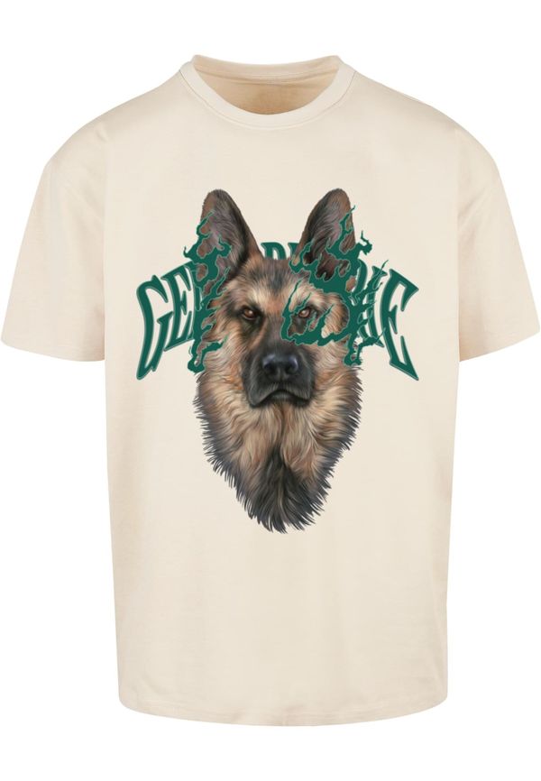 Mister Tee Mister Tee Majica 'Gendarmerie'  bež / pijesak / smaragdno zelena / bijela