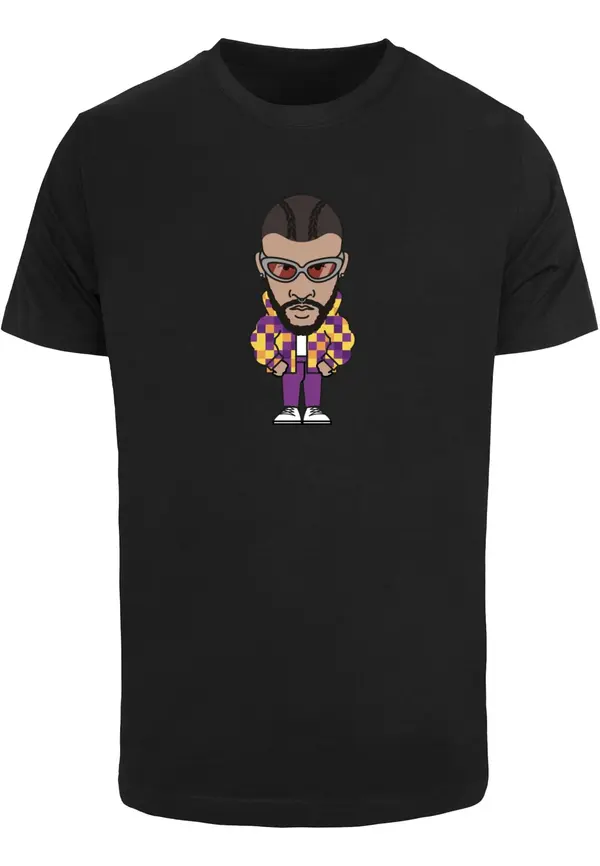Mister Tee Mister Tee Majica 'Grow Up To Stand Out'  tamno bež / žuta / ljubičasta / crna
