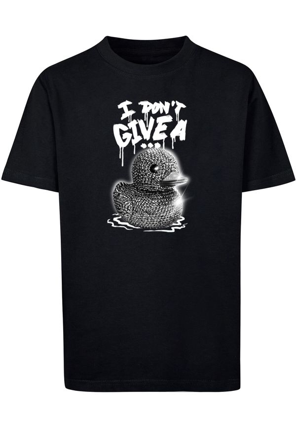 Mister Tee Mister Tee Majica 'I Don't Give A'  siva / crna / bijela