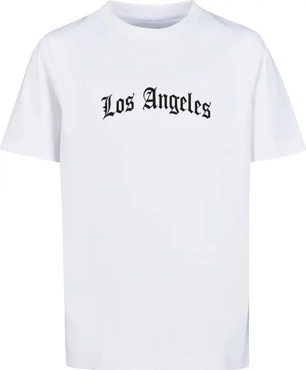 Mister Tee Mister Tee Majica 'Los Angeles'  crna / bijela