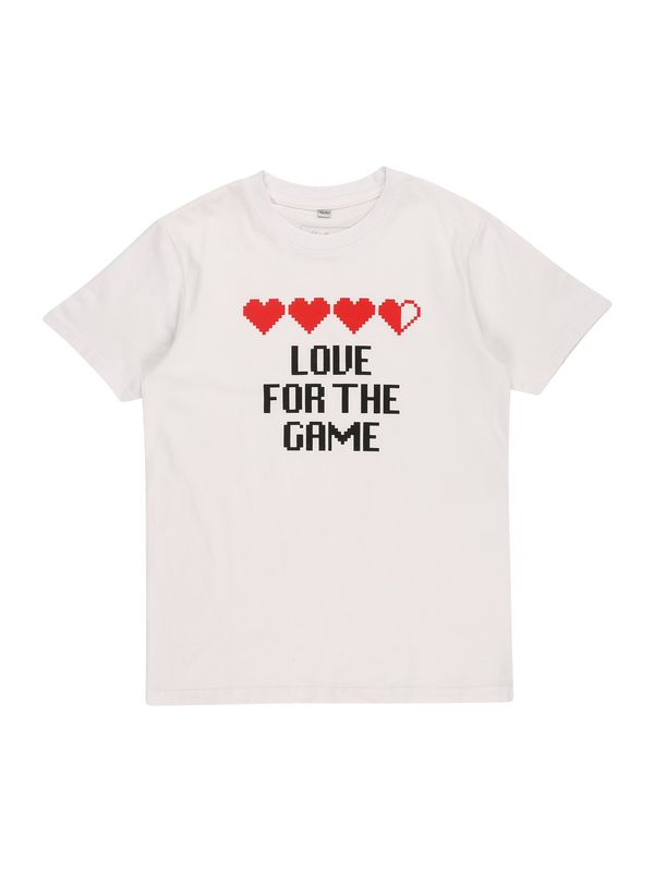 Mister Tee Mister Tee Majica 'Love For The Game'  crvena / crna / bijela