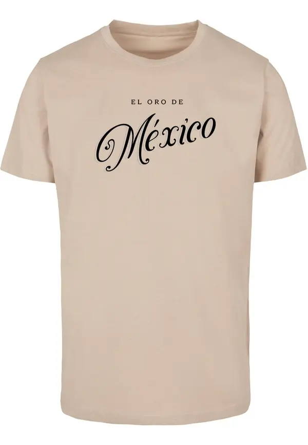 Mister Tee Mister Tee Majica 'Mexico Salt Sip Lime'  bež / miks boja