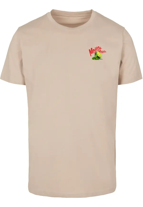 Mister Tee Mister Tee Majica 'Mojito Magic'  pijesak / žuta / zelena / crvena