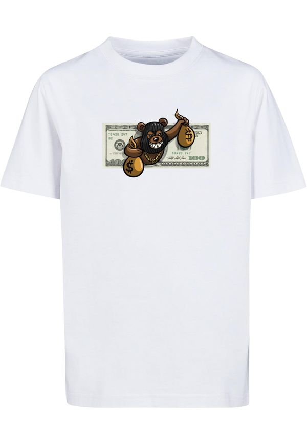 Mister Tee Mister Tee Majica 'Money Bear'  smeđa / višnja / crna / bijela