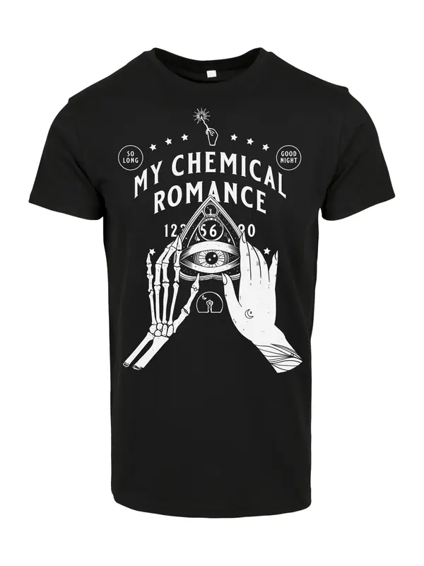 Mister Tee Mister Tee Majica 'My Chemical Romance Pyramid'  crna / bijela