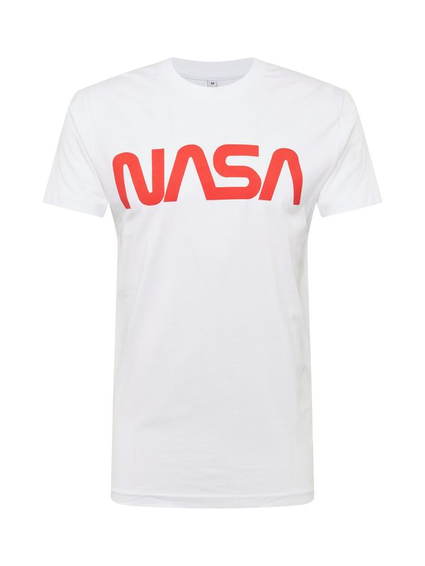 Mister Tee Mister Tee Majica 'NASA Worm'  svijetlonarančasta / bijela