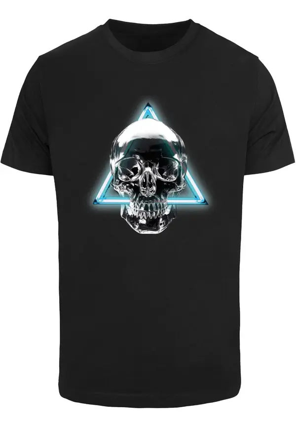 Mister Tee Mister Tee Majica 'Neon Skull'  miks boja / crna