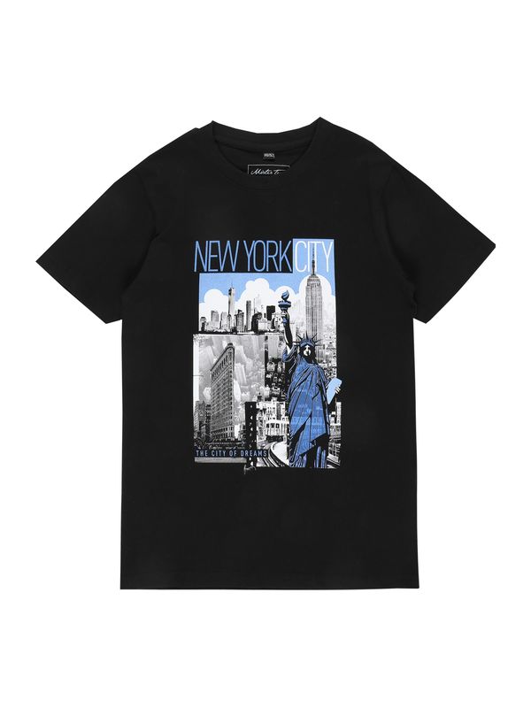 Mister Tee Mister Tee Majica 'New York City'  svijetloplava / siva / crna / bijela