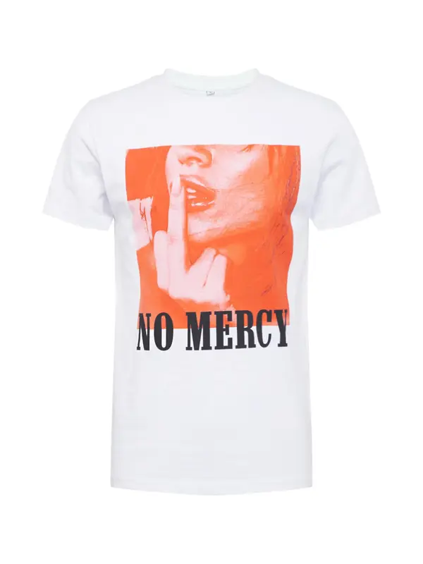Mister Tee Mister Tee Majica 'No Mercy'  narančasta / crna / bijela