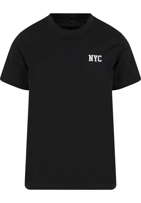 Mister Tee Mister Tee Majica 'Nyc'  crna / bijela