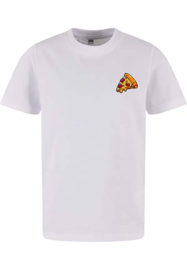 Mister Tee Mister Tee Majica 'Pizza Love'  tamo žuta / crvena / crna / bijela