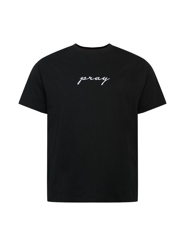 Mister Tee Mister Tee Majica 'Pray'  crna / bijela
