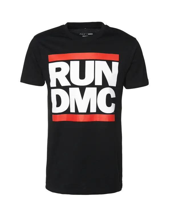 Mister Tee Mister Tee Majica 'Run DMC'  crvena / crna / bijela