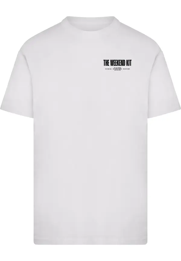 Mister Tee Mister Tee Majica 'The Weekend Kit'  žuta / limeta / crna / bijela