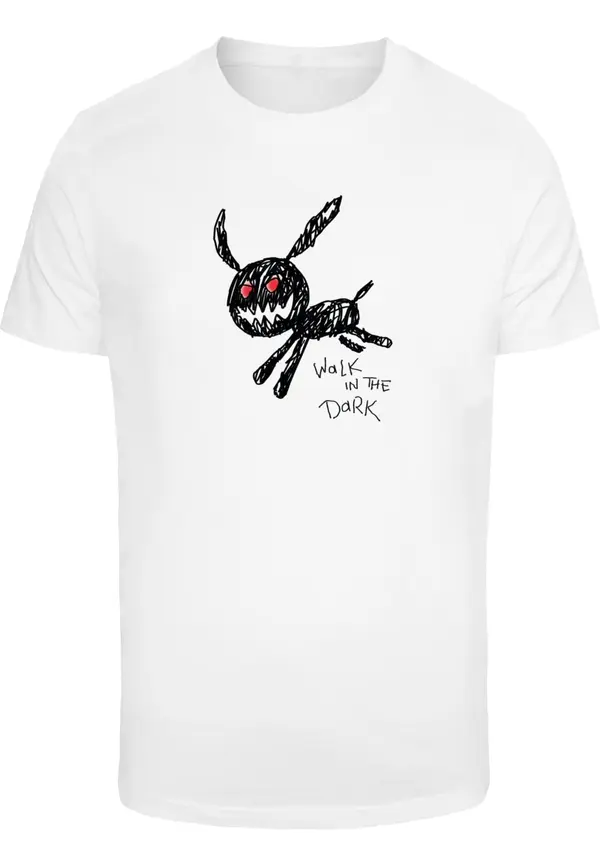 Mister Tee Mister Tee Majica 'Walk In The Dark'  crna / bijela