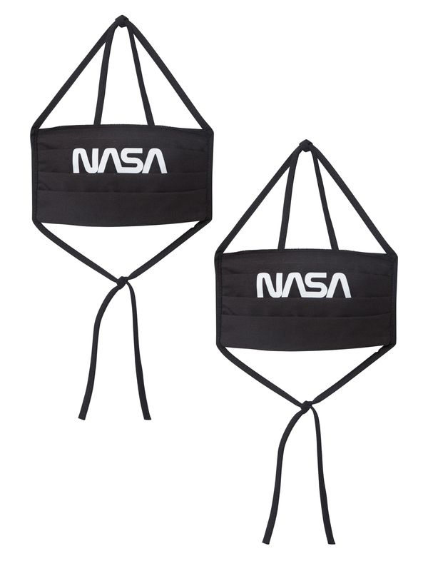Mister Tee Mister Tee Ručnik 'Nasa'  crna / bijela