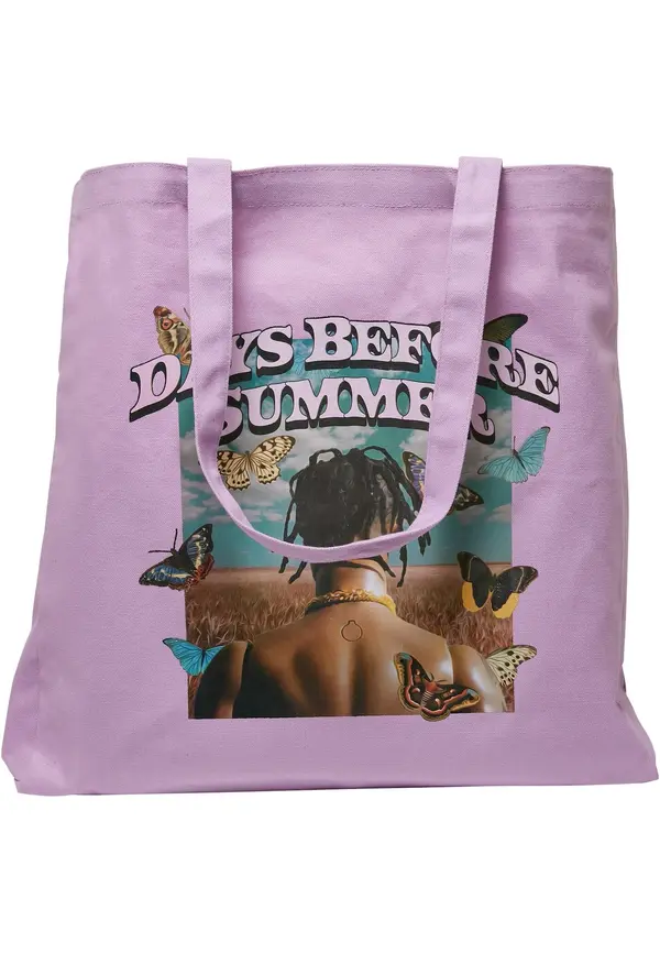 Mister Tee Mister Tee Shopper torba 'Days Before Summer'  tirkiz / smeđa / ljubičasta / crna