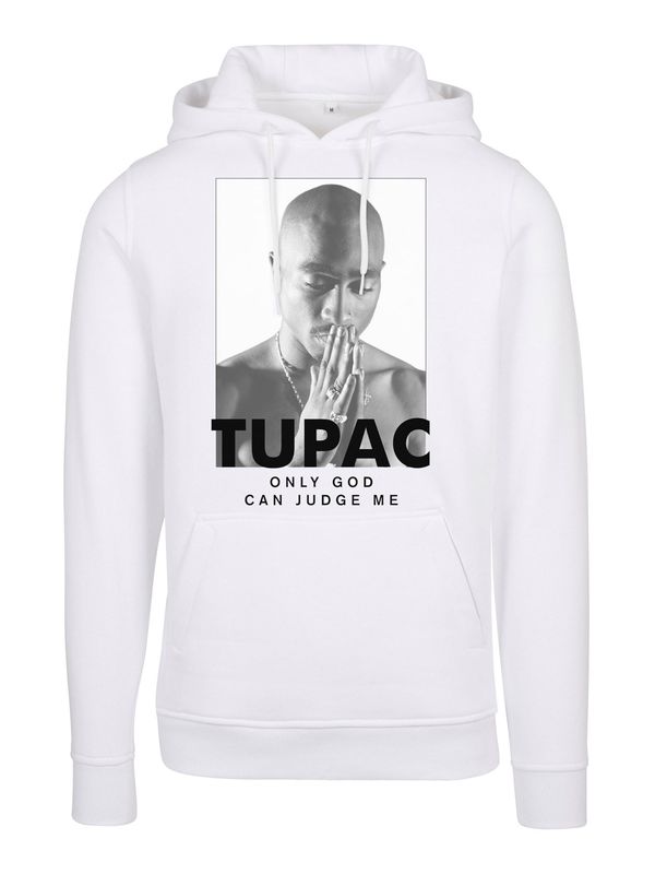 Mister Tee Mister Tee Sweater majica '2Pac Prayer'  siva / crna / bijela