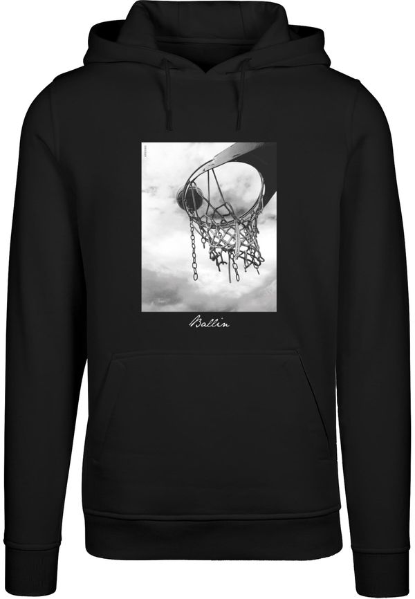 Mister Tee Mister Tee Sweater majica 'Ballin 2.0'  siva / crna / bijela