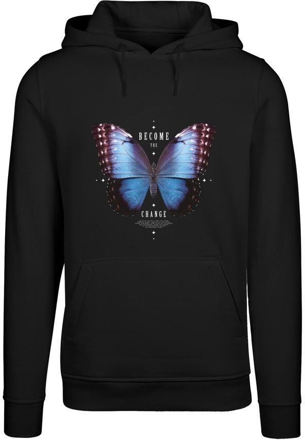 Mister Tee Mister Tee Sweater majica 'Become The Change'  azur / ljubičasta / crna / bijela