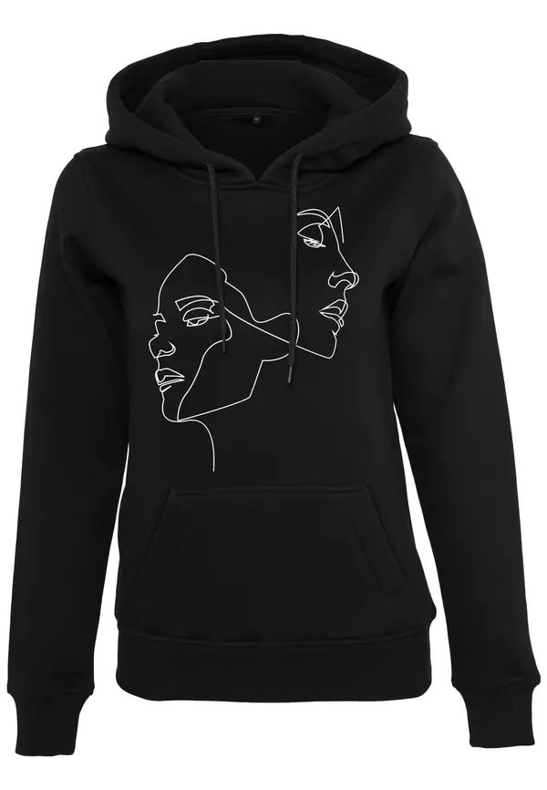 Mister Tee Mister Tee Sweater majica  crna / bijela