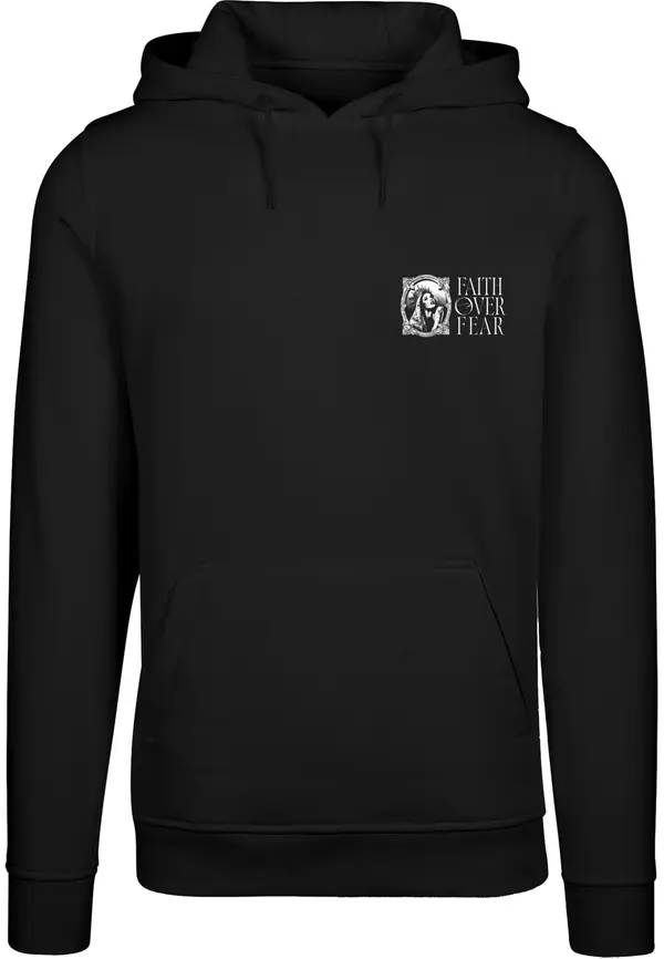 Mister Tee Mister Tee Sweater majica 'Faith Over Fear'  siva / svijetlosiva / tamo siva / crna