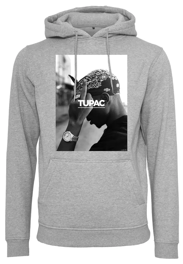 Mister Tee Mister Tee Sweater majica 'F*ck the World'  svijetlosiva / tamo siva / crna / bijela