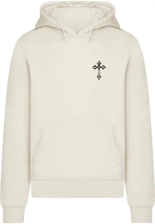 Mister Tee Mister Tee Sweater majica 'Holy'  pijesak / crna / prljavo bijela