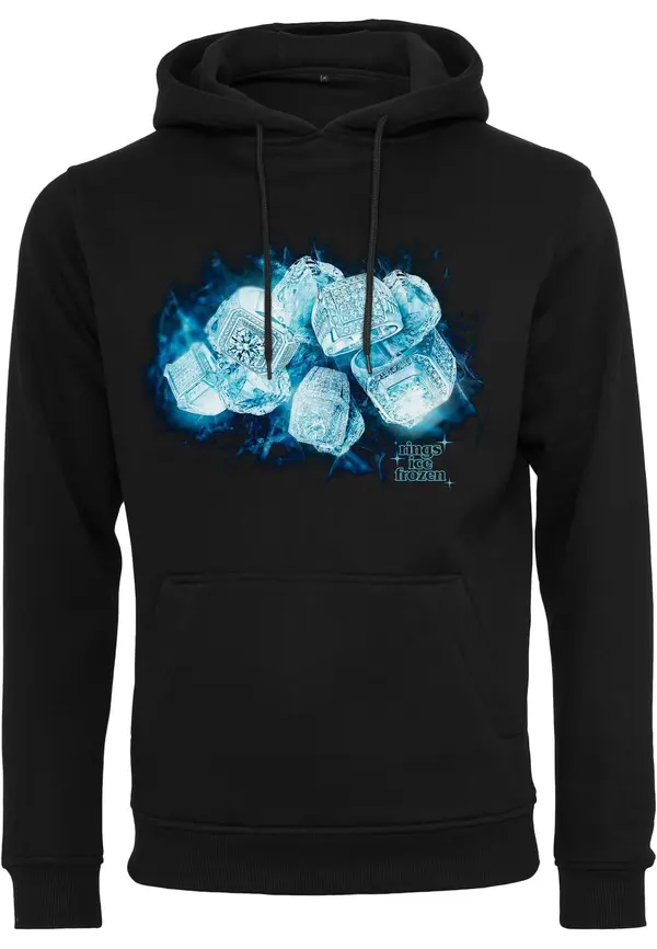 Mister Tee Mister Tee Sweater majica 'Ice Rings'  plava / crna