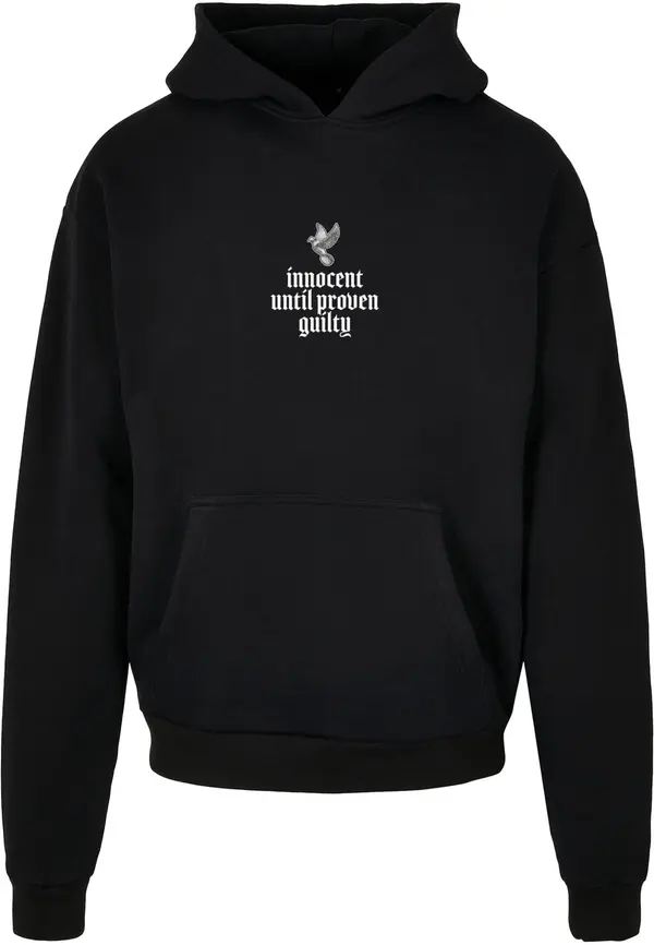 Mister Tee Mister Tee Sweater majica 'Justice'  crna / bijela