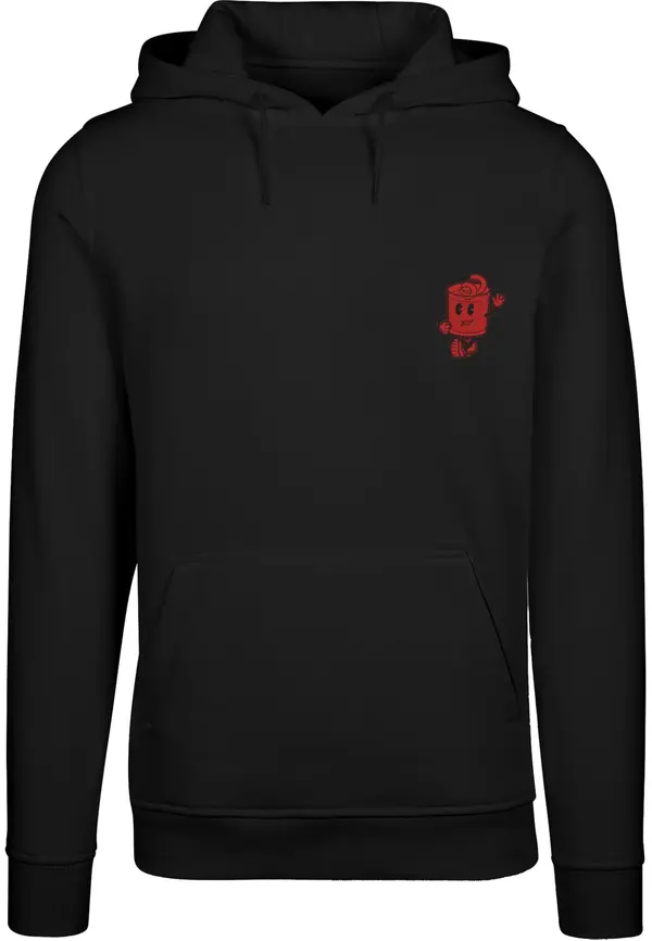 Mister Tee Mister Tee Sweater majica 'Negroni Please'  krvavo crvena / crna