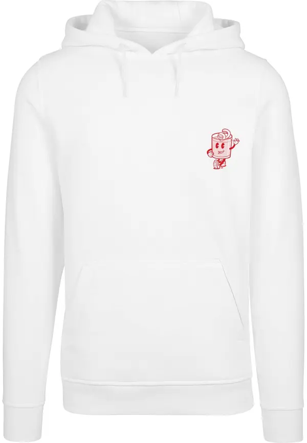 Mister Tee Mister Tee Sweater majica 'Negroni Please'  trešnja crvena / bijela