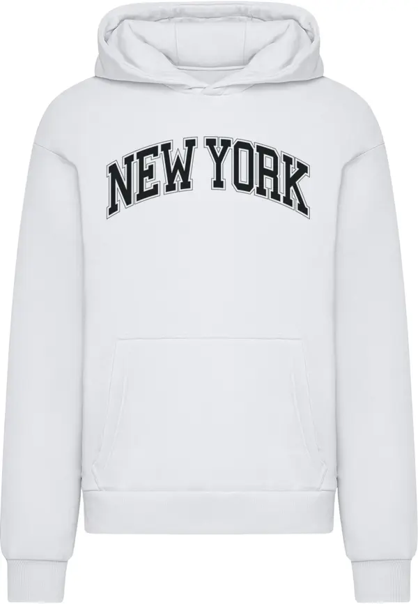 Mister Tee Mister Tee Sweater majica 'New York'  crna / bijela