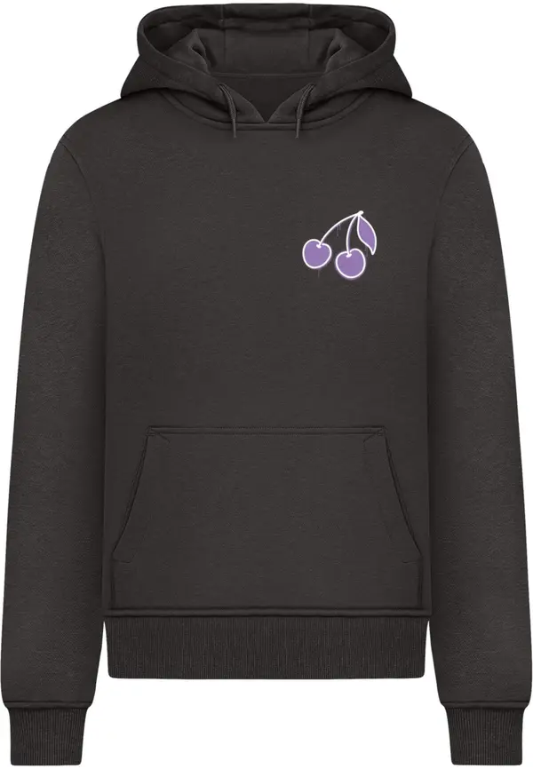Mister Tee Mister Tee Sweater majica 'Paradise Cherries'  ljubičasta / crna / bijela