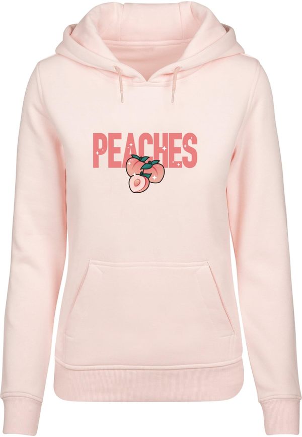 Mister Tee Mister Tee Sweater majica 'Peaches'  smaragdno zelena / roza / malina / crna